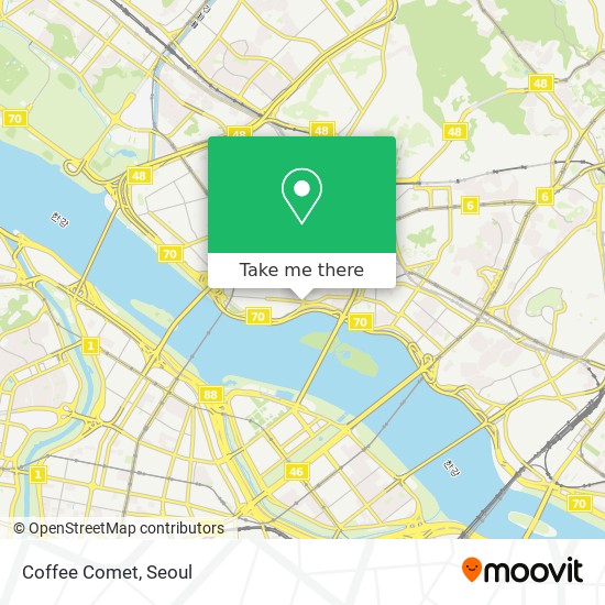 Coffee Comet map