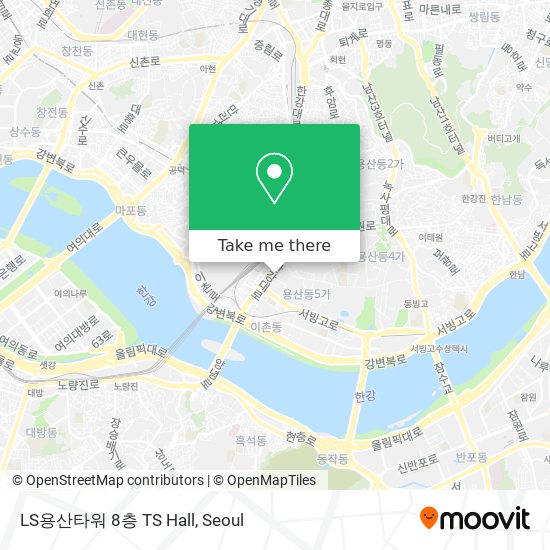 LS용산타워 8층 TS Hall map