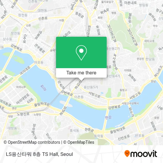 LS용산타워 8층 TS Hall map