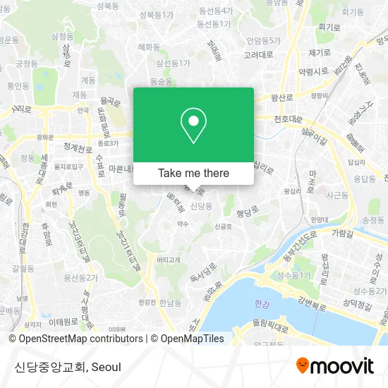 신당중앙교회 map