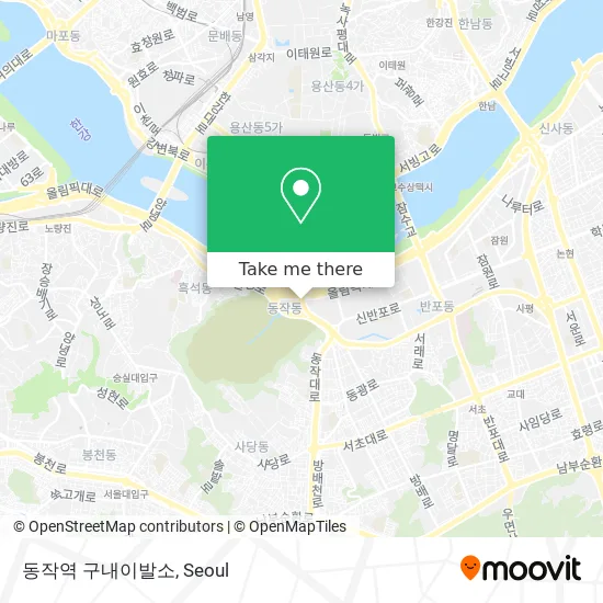 동작역 구내이발소 map