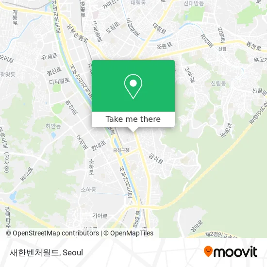 새한벤처월드 map
