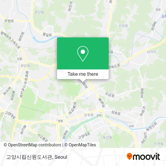 고양시립신원도서관 map