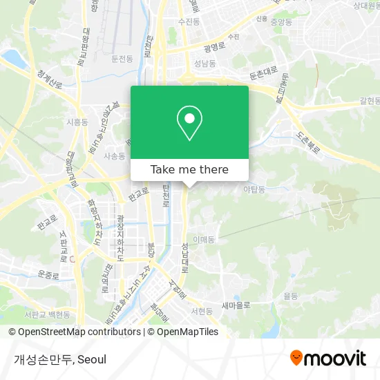 개성손만두 map