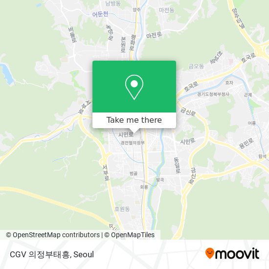 CGV 의정부태흥 map