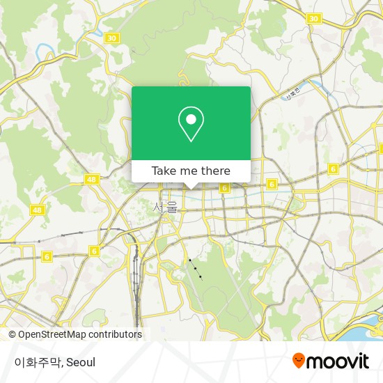 이화주막 map