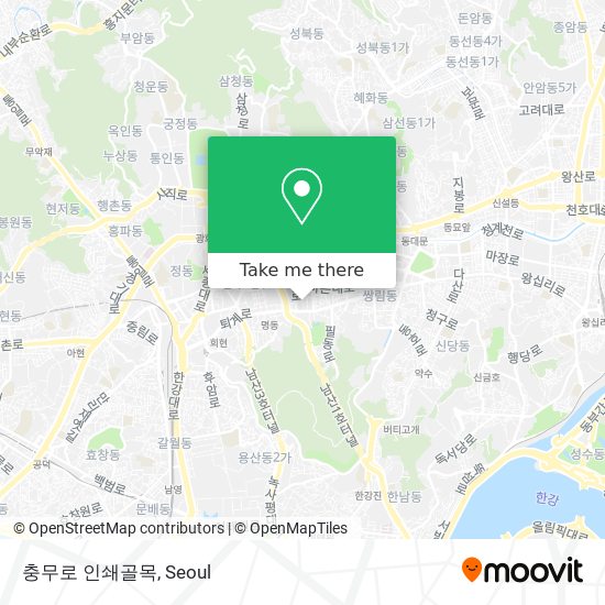 충무로 인쇄골목 map