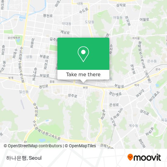 하나은행 map