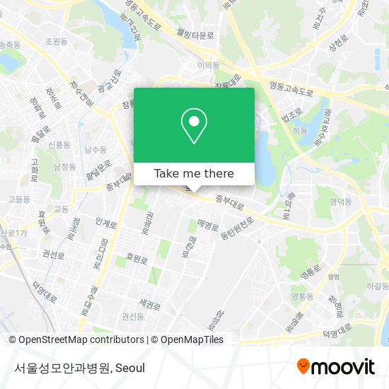 서울성모안과병원 map