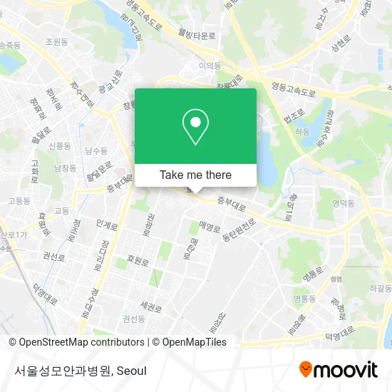 서울성모안과병원 map
