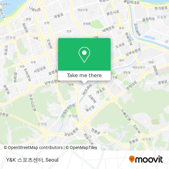Y&K 스포츠센터 map
