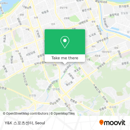Y&K 스포츠센터 map