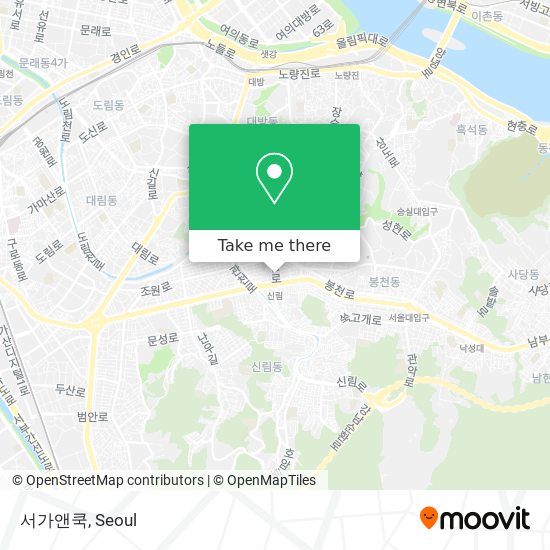 서가앤쿡 map