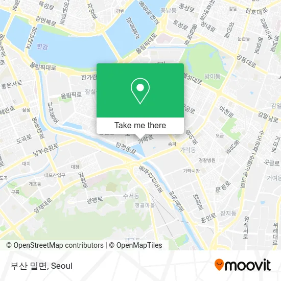 부산 밀면 map