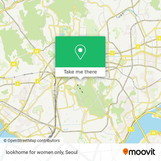 lookhome for women only map