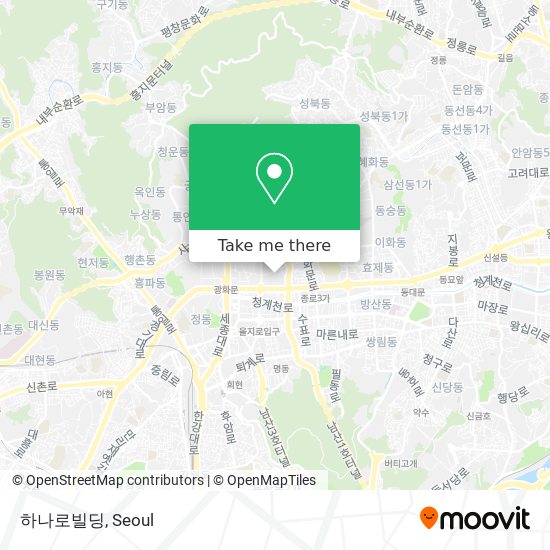 하나로빌딩 map