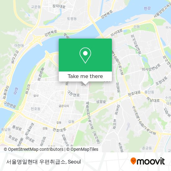 서울명일현대 우편취급소 map