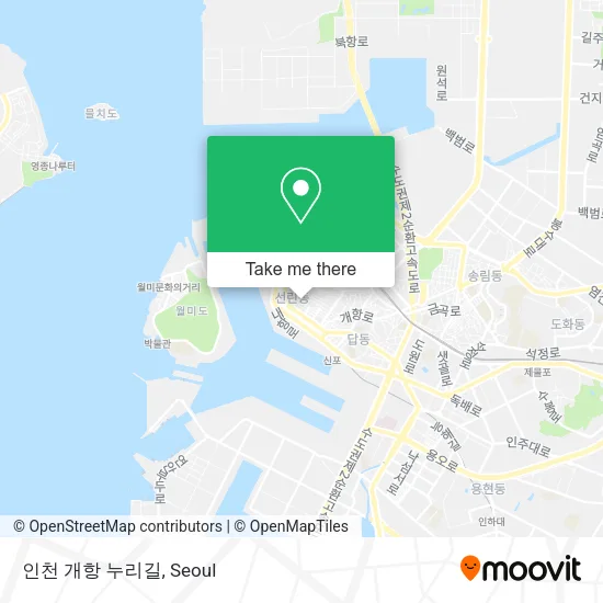 인천 개항 누리길 map