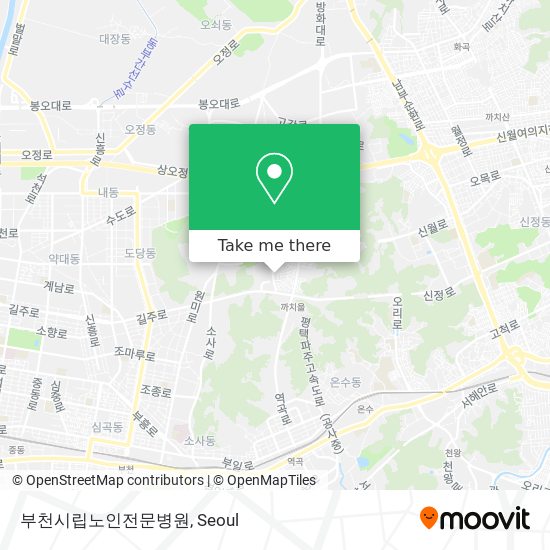 부천시립노인전문병원 map