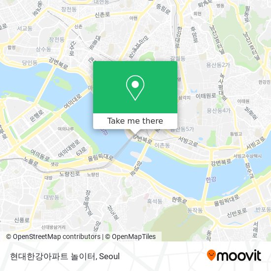 현대한강아파트 놀이터 map