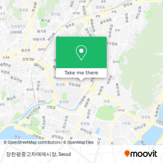 장한평중고차매매시장 map
