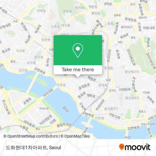 도화현대1차아파트 map