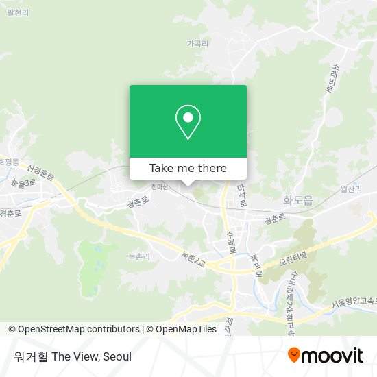 워커힐 The View map