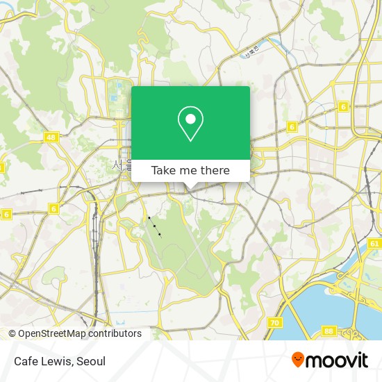 Cafe Lewis map