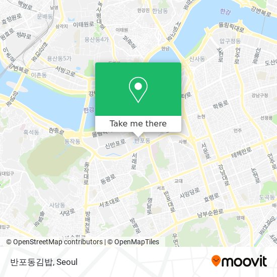 반포동김밥 map