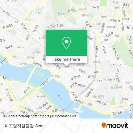 마포양지설렁탕 map