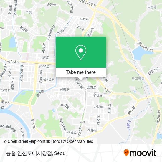 농협 안산도매시장점 map
