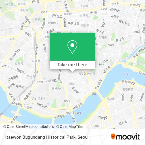 Itaewon Bugundang Historical Park map