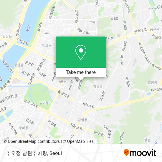 추오정 남원추어탕 map