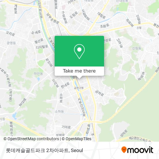 롯데캐슬골드파크 2차아파트 map