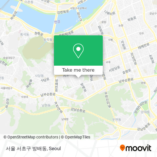 서울 서초구 방배동 map