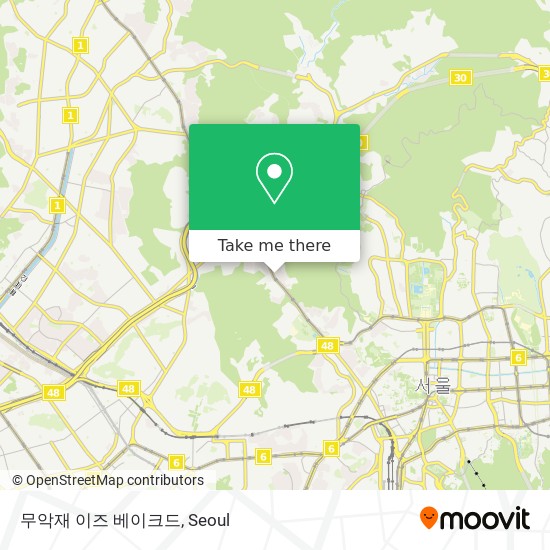 무악재 이즈 베이크드 map