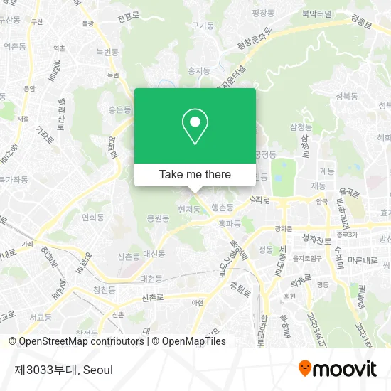 제3033부대 map