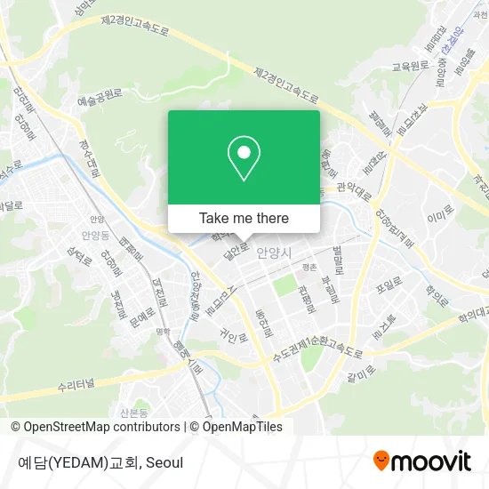 예담(YEDAM)교회 map