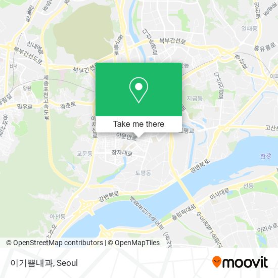 이기쁨내과 map