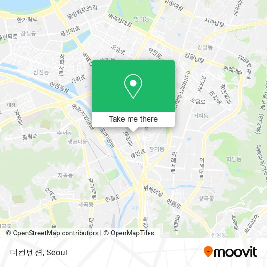 더컨벤션 map
