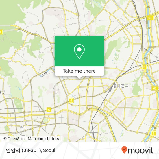 안암역 (08-301) map