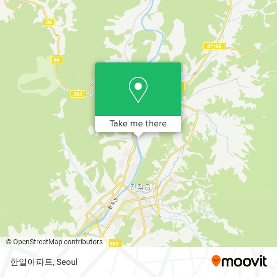 한일아파트 map