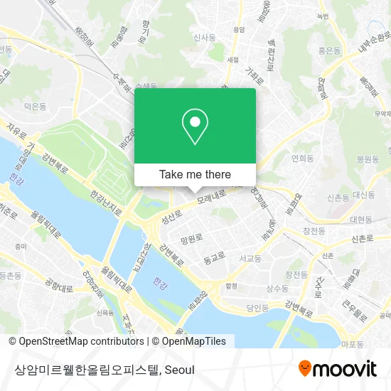 상암미르웰한올림오피스텔 map