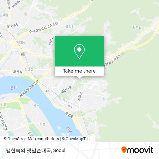 팽현숙의 옛날순대국 map