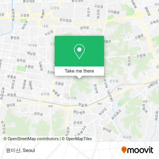 원미산 map