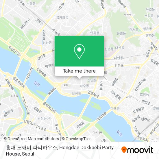 홍대 도깨비 파티하우스, Hongdae Dokkaebi Party House map