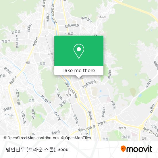명인만두 (브라운 스톤) map