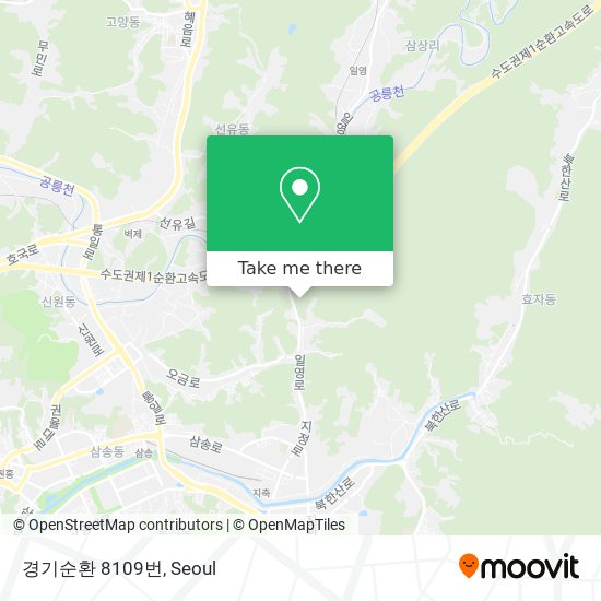 경기순환 8109번 map