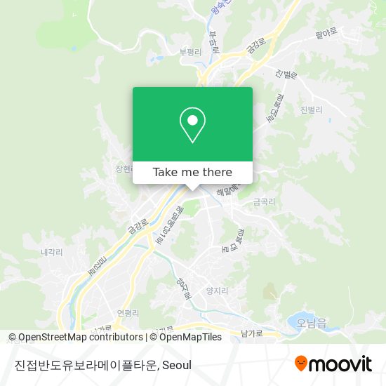 진접반도유보라메이플타운 map