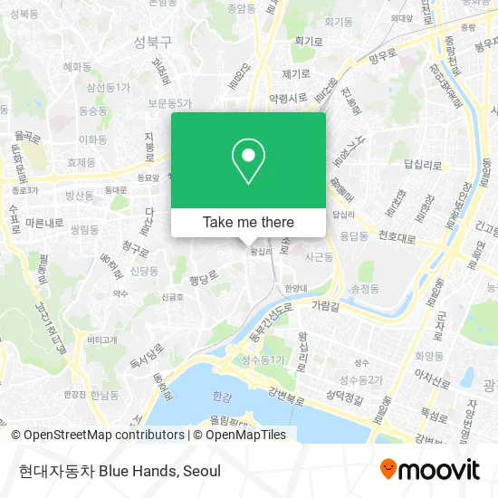 현대자동차 Blue Hands map